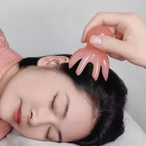 생활 문어 마사지 마사지봉 빗 두피 목 어깨 괄사 마사지기 DD-13268 서치A2