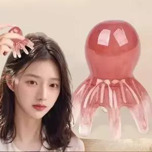 [제이큐]WL 두피 목 어깨 괄사 마사지기 문어 마사지 빗 S13268