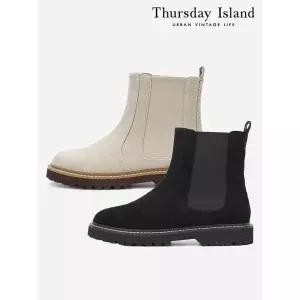 [써스데이아일랜드][Thursday Island] 플라워자수 첼시부츠(T246MSE133W)