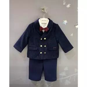 [압소바](하남점)[압소바 26FW 아기백일 돌조카선물]루시언 정장3PCS(AB2672SE10)네이비