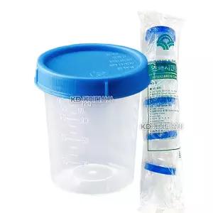 멸균 스페시멘컵 120ml 소변컵 5개입 50팩 250개 개별포장 specimen cup 유린컵