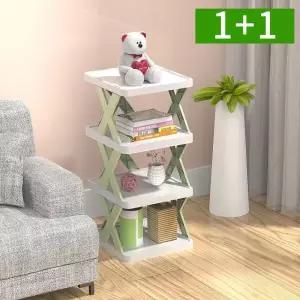 [아트박스]/오엠티 1+1 현관 신발장 정리대 3단 조립식 플라스틱 오픈형