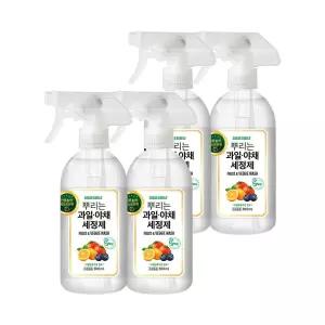 슈가버블뿌리는과일& 야채세정제 500ml x 4