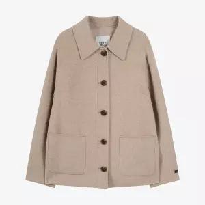 [롯데백화점]베스띠벨리 데일리룩 울 블랜딩 하프 코트 BPHRY7642
