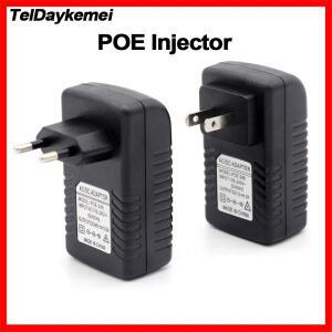 POE 인젝터 12V 15V 24V 48V EU 미국 플러그 CCTV IP 카메라 전원  장치 이더넷 어댑터 전화 AP