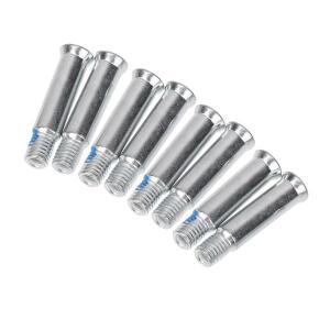 14pcs 35mm 스케이트 롤러 나사 못 교체용 액슬 헤비듀티 금속 패스너  디자인  핏 실버