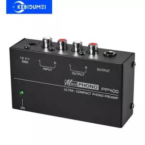 이동식앰프 스피커 PP400 포노 프리 블 오디오 인터페이스가있는 미니 RCA