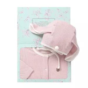 밍크뮤 minkmiu 선물세트 PK 젤라또쭈글골지우주복.모자 36A70-041-18.01012 출산백일돌선물 36A70-041-180