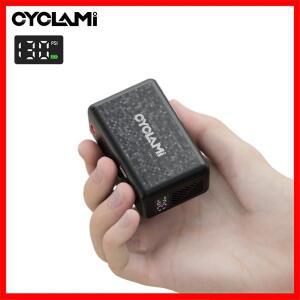 130 PSI CYCL AM6 자동 에어 펌프 휴대용 포켓 전동 공기 주입기 타이어 디스플레이 MTB 로드 바이크 FV