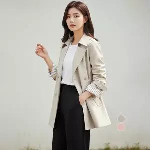 ATMARK 하프더블버튼트렌치코트_AA51CT001G