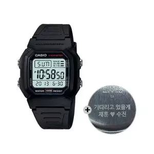(무료각인) 카시오 군인 시계 군대 전자 W-800H-1A
