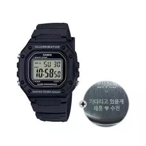 (무료각인) 카시오 군인 시계 군대 전자 W-218H-1A