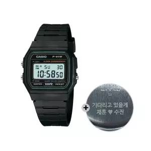 (무료각인) 카시오 군인 시계 군대 전자 F-91W-3D