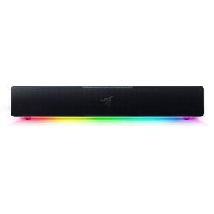 Razer Leviathan V2 X PC 사운드바 풀 레인지 드라이버 포함 - 컴팩트한 디자인 크로마 RGB USB 타입 C 전원 및 오디오 전달 블루투스 5.0 노트북 스마트폰 태블릿 닌텐도 스위치용