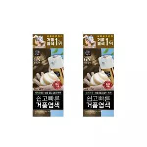 [미쟝센] 미쟝센 올뉴 쉽고빠른거품염색 6N 밝은갈색* 2개