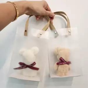손수건 답례품 베어 핸드타월 포함 선물포장백 곰