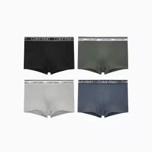 캘빈클라인 Underwear CK 남성 코튼 스트레치 버라이어티 4PK 드로즈 NP2427O-FIU