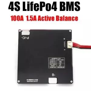 100A Bms 4S 액티브 밸런서 LifePo4 배터리 보호 보드 밸런스 12V 인버터 오토바이 자동차 시작