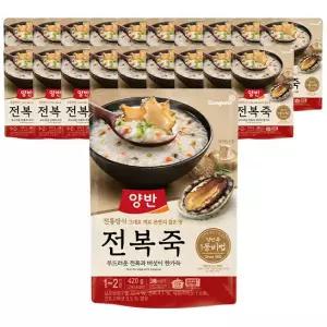 양반 전복죽 파우치 420g x 20개