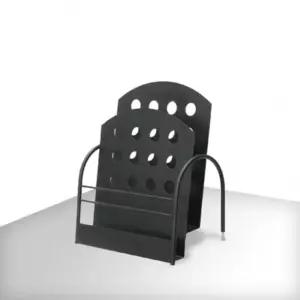책꽂이 거치대 팜플렛 A4 전단지 잡지 진열대 신문지 홍보물 꽂이 1열 2단 전면책 비치대 카다로그 스탠드