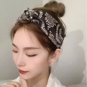 캐주얼 반다나 스타일 헤어밴드 터번 넓은 머리띠 IBV93rBD