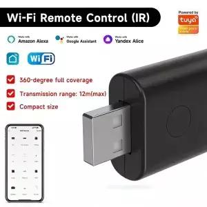 스마트 WiFi IR 리모컨 USB 미니 범용 적외선 컨트롤러 Alexa Assistant art Home과 호환