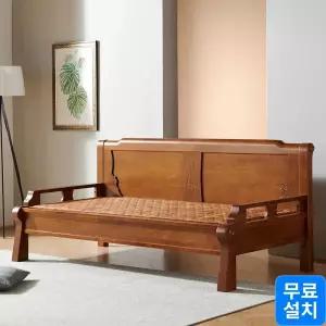 흙마루 흙침대 돌침대 카우치 소파 CC6001W / 보료 6종 선택 / 무료설치