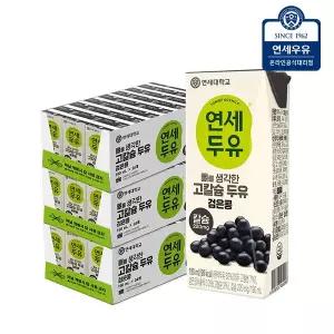 [연세우유]연세두유 뼈 고칼슘 검은콩 두유 190ml 72팩