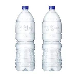 [코카콜라][공식]강원 평창수 무라벨 2L 12입(2*6)_((유무라벨 랜덤))
