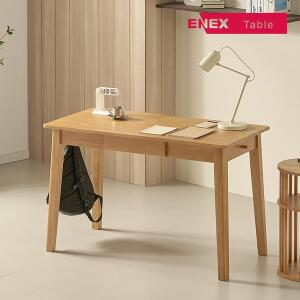 [ENEX]프롬 고무나무 원목책상 1200