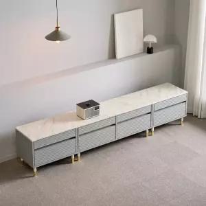 G9214 템바보드 2단 2400 거실장 세트 4colors