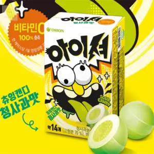 아이셔 츄잉캔디 청사과맛 사탕 42G (6개 1세트) 젤리
