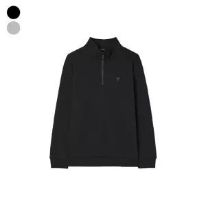[게스][ON] 유니 기모 반넥집업 NP4KE400