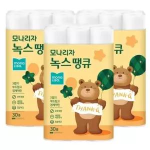 물에잘녹는 집들이 30m30롤 3팩 프리미엄두꺼움 녹스 하이재지
