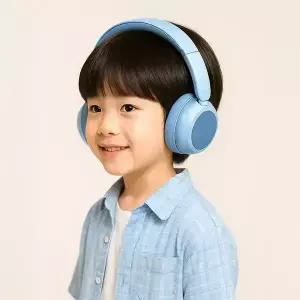 [천 파우치]디알고 어린이안전 청력보호 피아노 블루투스 유무선 키즈 헤드폰 BH10Q