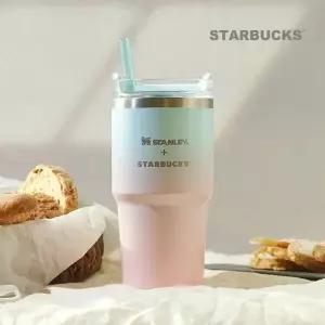 위팩토리스토어 스탠리x스타벅스 DT2.0켄처 코튼캔디 텀블러 591ml