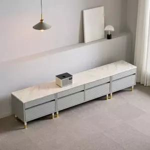 G9214 템바보드 2단 2400 거실장 세트 4colors