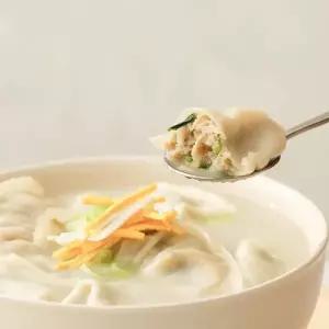 진심만두 떡만두국 10팩 (고기 5 + 김치 5)