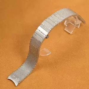 호환 40mm 슈퍼오션 메쉬 시계줄용 브라이틀링 새 메쉬 스트랩 팔찌 20mm 시계줄 교체