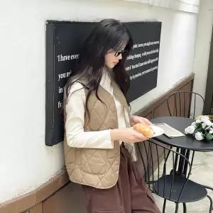 다이아 누빔 경량 베스트 4컬러 WD24V402