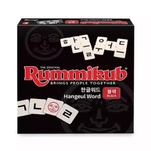 테온셀 [놀이속의세상] 루미큐브 한글워드 블랙 정품 보드게임 (+사전/타일 주머니)