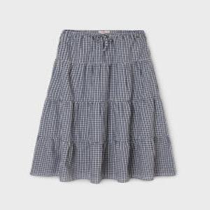 [AK분당점] [후아유] Check Long Tiered Skirt / WHWHG2441F / WHWHG3741F