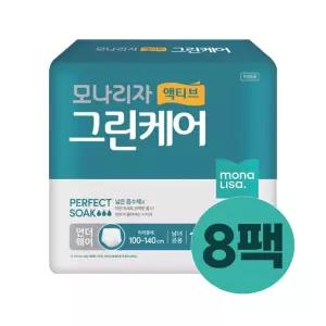 (팬티형 대형 10매x8팩) 액티브 그린케어 성인기저귀/노인용/기저귀/어른/성인/귀저기/요실금/패드/성인용