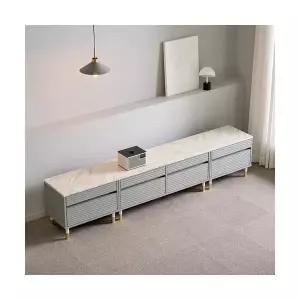 G9214 템바보드 2단 2400 거실장 세트 4colors
