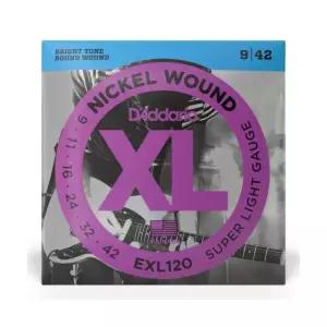 다다리오 일렉기타줄 EXL120 슈퍼 라이트 Super Light 009-042 일렉기타 스트링 니켈 라운드 와운드