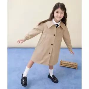 BEANPOLE KIDS [Essential] 여아 클래식 트렌치 코트 베이지 (BI613TGE1A) (BI613TGE1A)