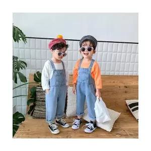 팜므 유아청바지 아기 여아 남아 봄 데님 귀욤 포켓멜빵바지설날