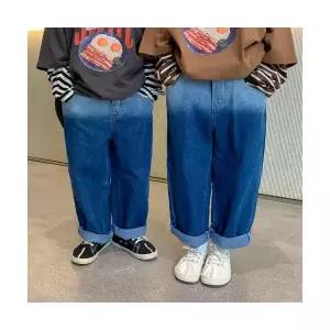 팜므 유아 아동 언발 컬러 데님 아기 팬츠설날