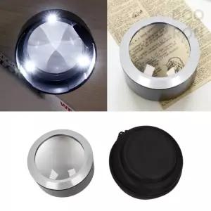 두론샵 LED 돋보기 확대경 조명확대경 미세작업 작은글씨 책읽기 북라이트