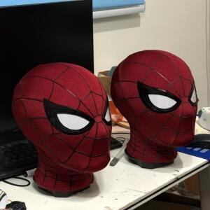 스파이더맨: 브랜드 뉴 데이 성인용 코스프레 마스크 자석 뒷면 커버 3D 웹 슈퍼히어로 헤드기어 소품